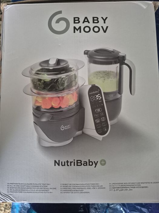 Babymoov NutriBaby+ robot kuchenny 6w1 parowar blender sterylizator