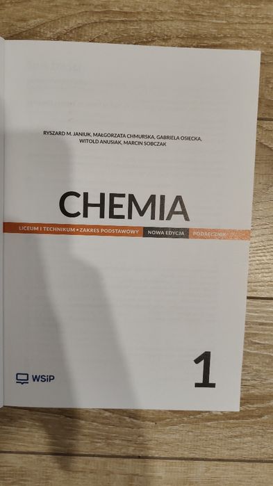 Podręcznik do chemii wsip