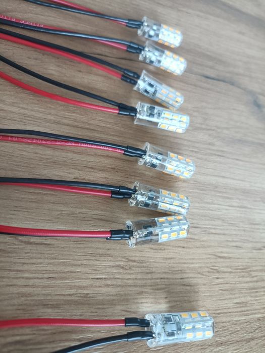 Żarówka LD G4 10mm 2W DC 12V 3000K Biały Ciepły