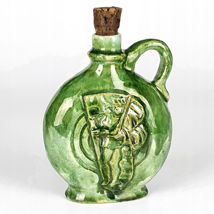 Stara Ceramiczna Buteleczka/bukłaczek