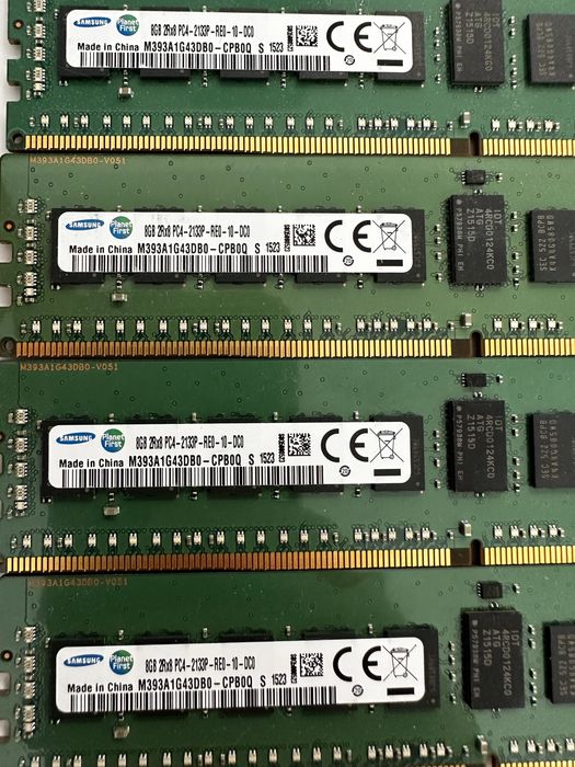 Серверна пам'ять DDR4 8gb samsung/hynix pc4-2133/2400/2666/2933 rdimm