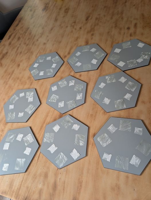 Lustra 9szt plaster miodu ikea