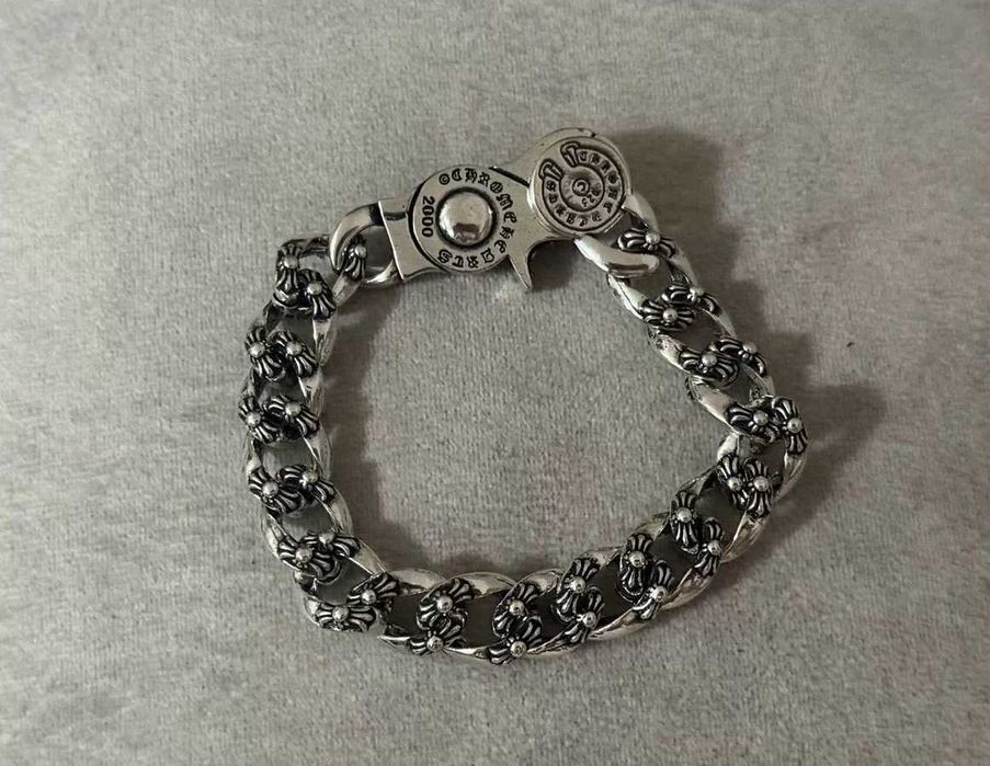 Браслет Chrome Hearts под серебро унисекс