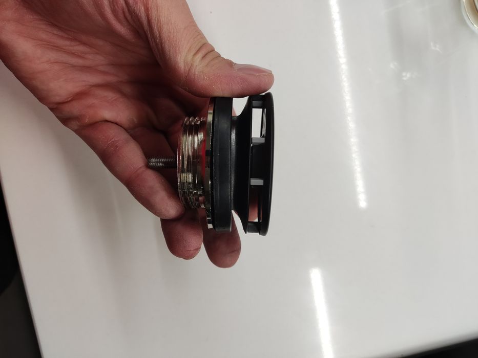 Hansgrohe korek do umywalki, czarny mat