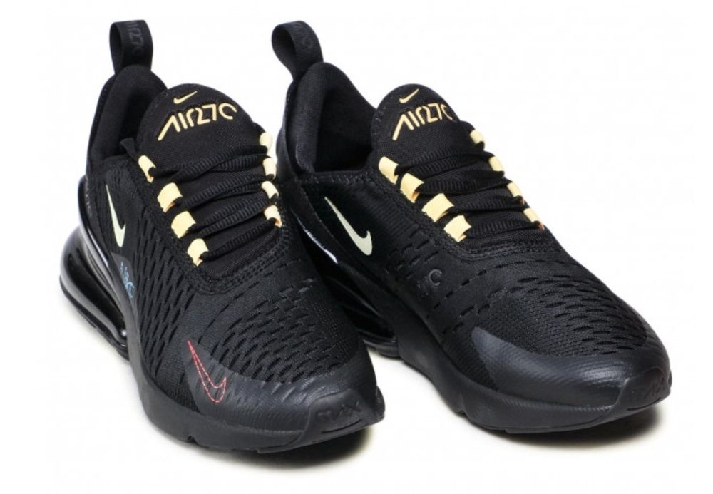 Buty NIKE Air Max 270 GS DN Black/Lime Ice/Bright Crimson rozm. 39