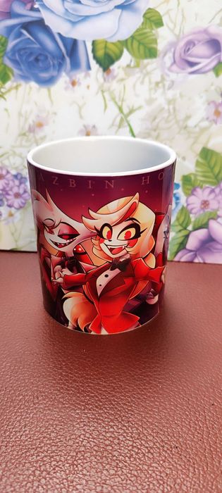 Чашка аніме Hazbin hotel Отель Хазбин  Хаск Энджел Даст, Аластор