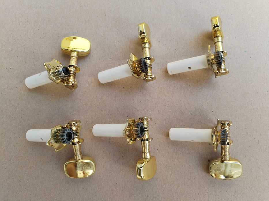 Conjunto 6 afinadores para viola ou guitarra