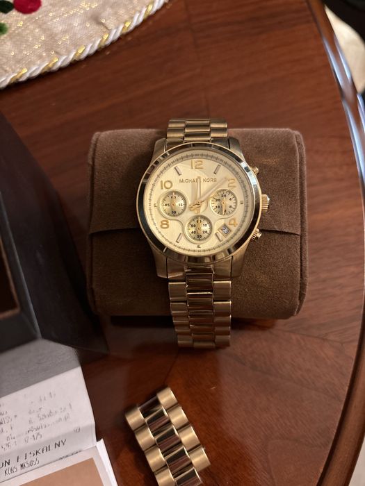 Złoty zegarek Michael Kors  oryginalny wodoszczelny