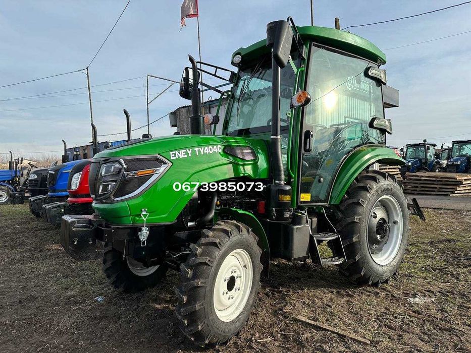 Трактор ENEY TY404C + кабіна двигун KM490BT Еней Реверс ГУР Є доставка