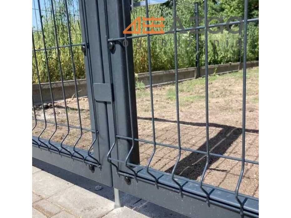 Brama dwuskrzydłowa 3m 4m 5m 6m 7m 8m z furtką panele panelowa FI 4 5