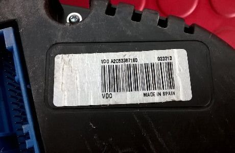 Quadrante / Painel de Instrumentos 6J0920802H - SEAT IBIZA IV SC