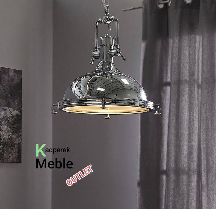 Lampa wisząca EBRON Metal Chrom Beliani