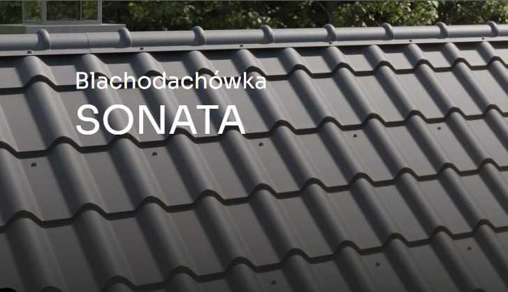 Blachodachówka BLACHODACH SONATA - różne kolory, powłoki, na wymiar