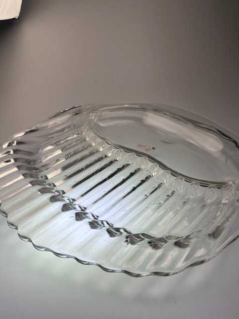 Duża patera taca na szparagi WMF śred szkło 36 cm