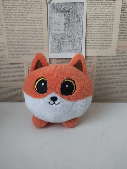 pluszak świeżak lis biedronka maskotka lisek