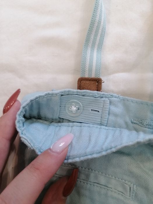 Calções Azuis Claros de Bebé Menino