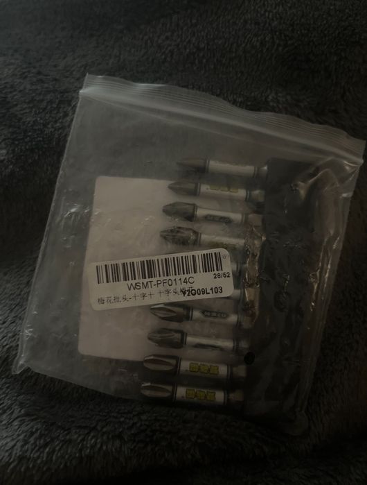 Набор 10шт високоякісних високоміцних 10шт біт хрестова викрутка ударн