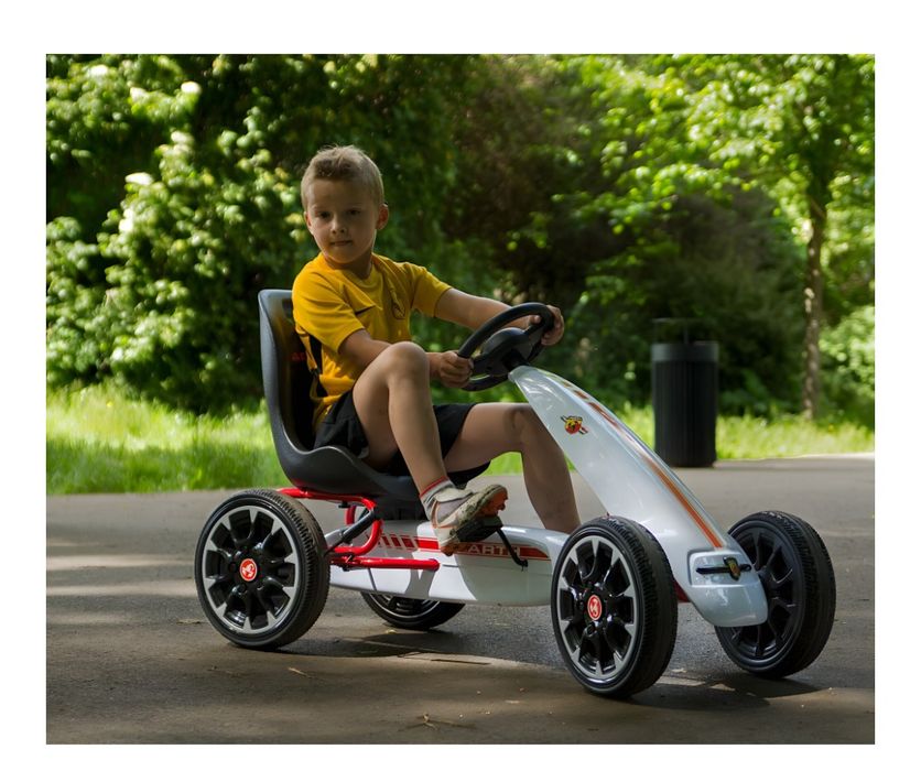 Gokart na pedały Milly Mally Abarth wiek 3-9 lat