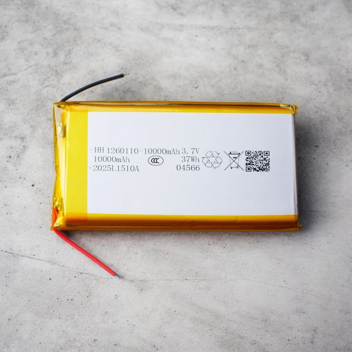 Акумулятор 10000мАг формат 1260110 3.7v