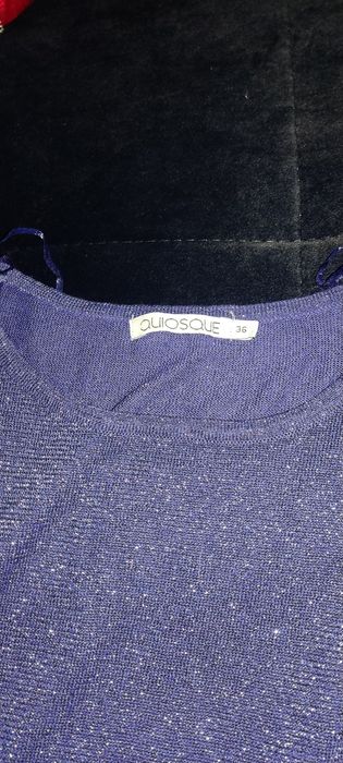 Bluzka nietoperz błyszcząca QUIOSQUE