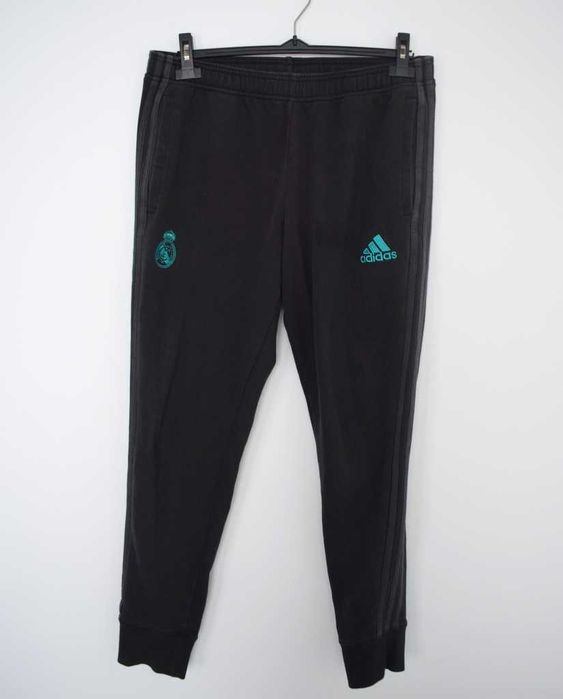 Adidas M Real Madryt spodnie klubowe bawełniane czarne bawełniane
