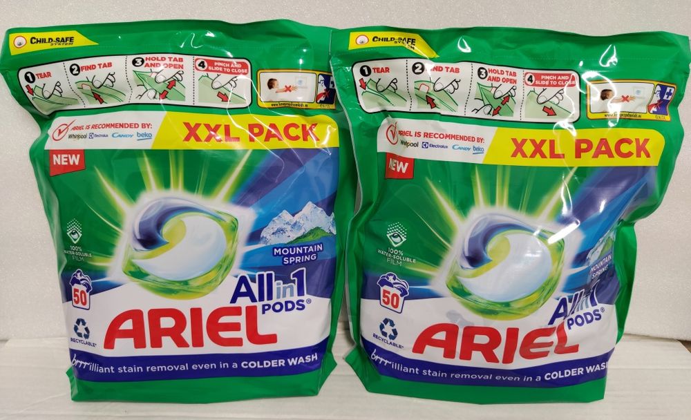 Kapsułki do prania Ariel All in 1 uniwersalne 100 sztuk
