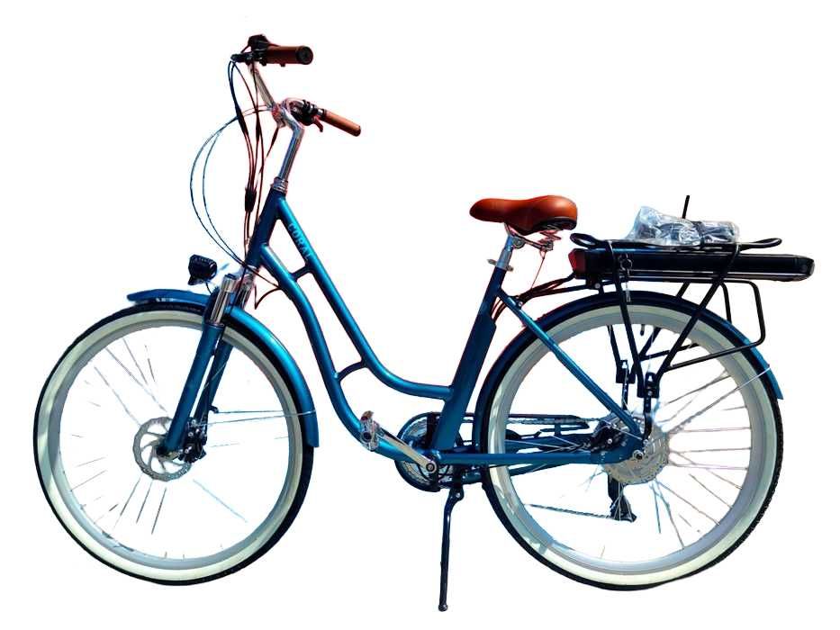 NOWY Rower Elektryczny DOROZHNIK CORAL Roz. 19" *Koła 28* Niebieski!!