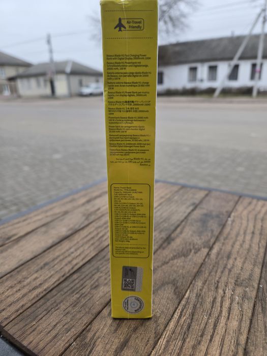 Baseus Blade 20000 mAh 100W павербанк для ноутбука, телефона, планшета