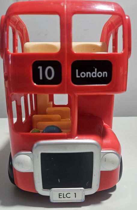 Великий ігровий набір elc happyland: автобус, поліцейський участок, пожарний ангар та фігурки