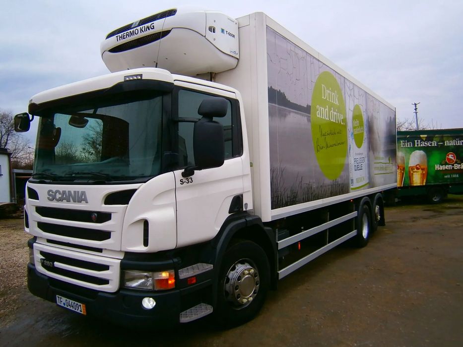 Scania P 280 CHŁODNIA 22 PALET FUL SERWIS ASO EURO 6  Agregat Thermo king  T 600