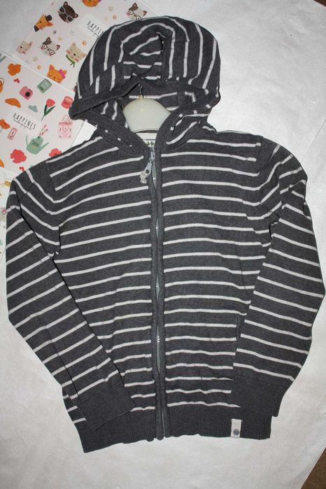 Фірмова кофта на блискавці з капюшоном р-138/140 дівчинці/хлопчику