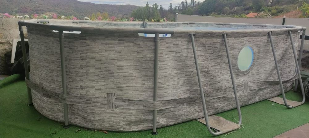 Piscina tubular marca Power Steel