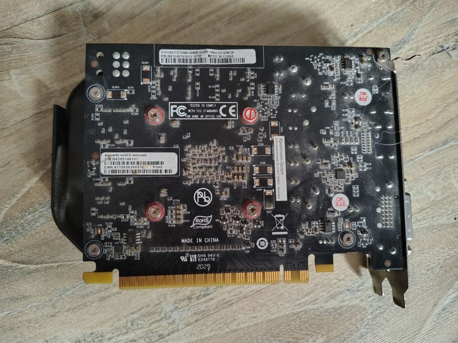 GTX 1050ti palit 4gb
