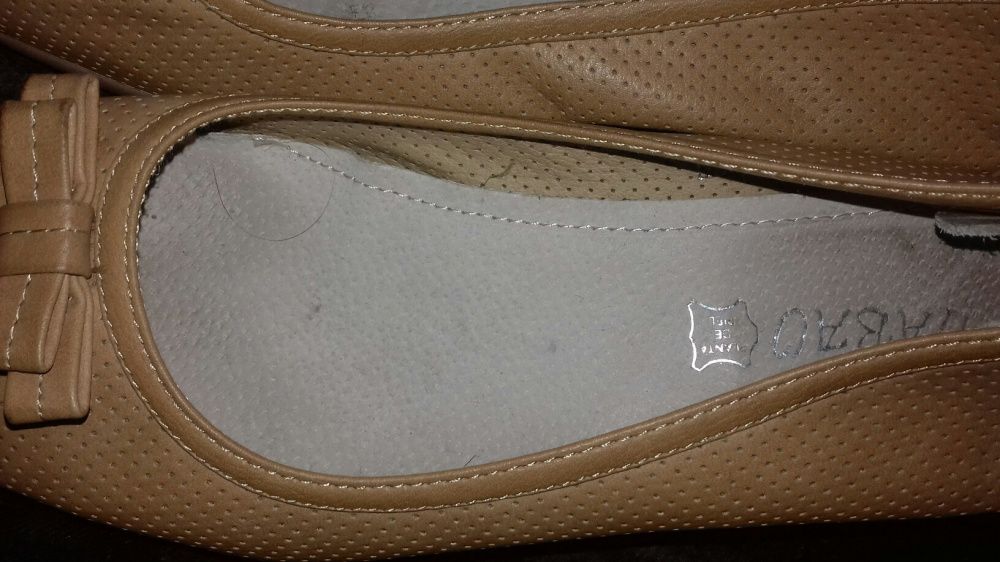 jak nowe buty ze skórzana wkładka r.40