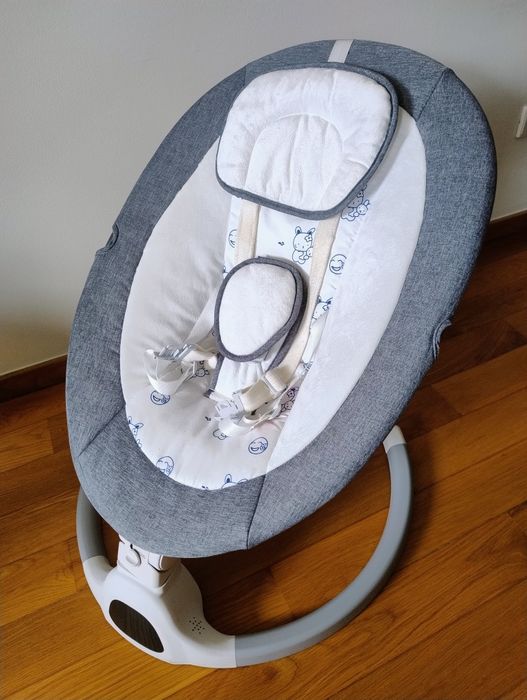 Espreguiçadeira para bebés com balanço automático