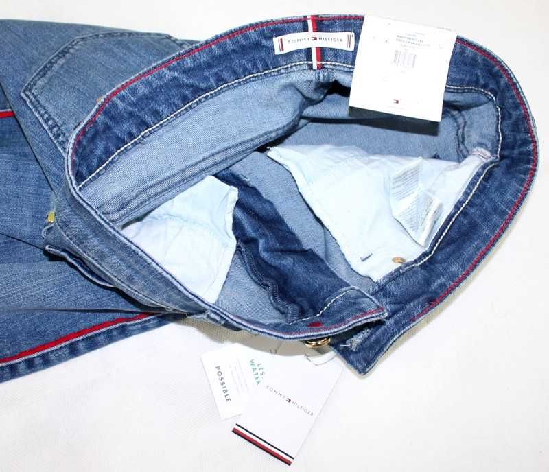 Jeansy Tommy Hilfiger Venice 7/8 Slim WW0WW28071 damskie nowe -W29/L32