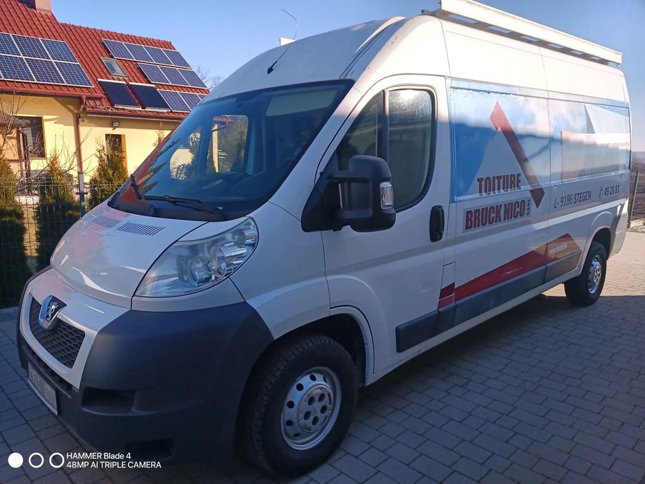 Peugeot Boxer  3,0 HDi 180 KM , długi L3H2, 167 tys km, potwierdzone.