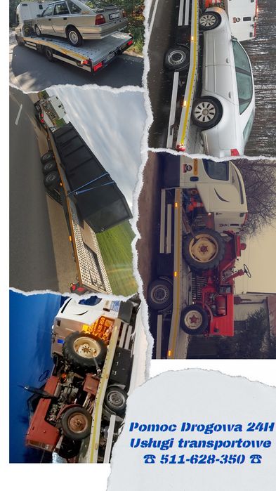 POMOC DROGOWA 24H Holowanie A2 Usługi Transportowe Kraj WYNAJEM LAWET
