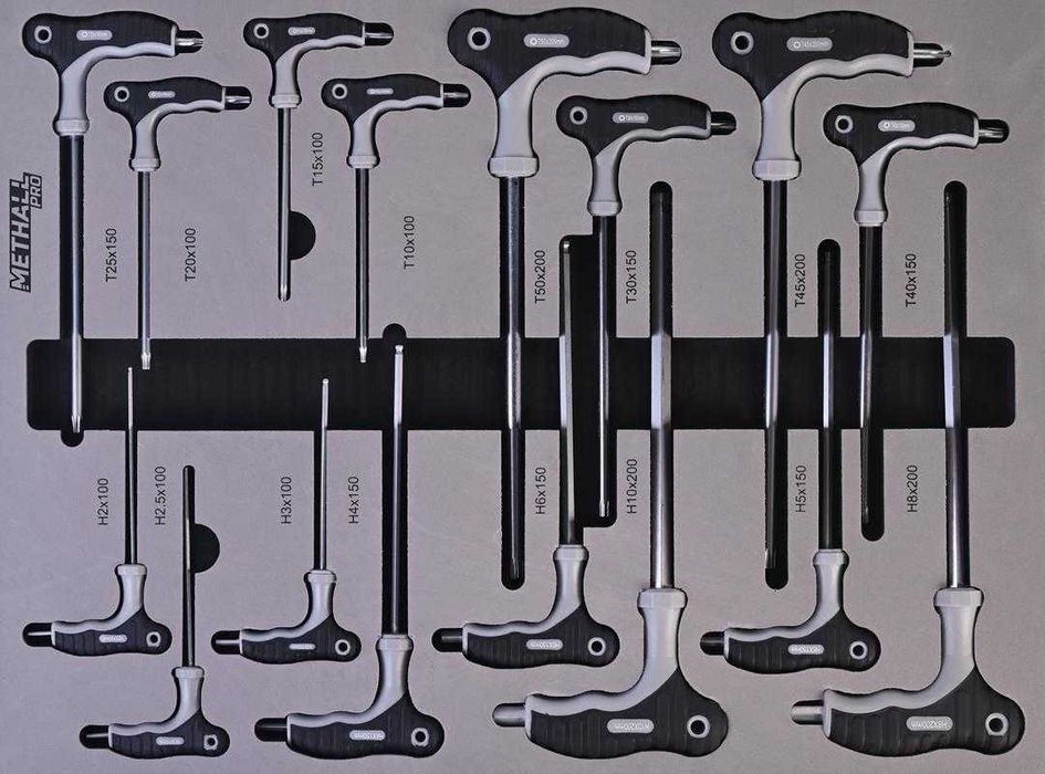 Profesjonalna Szafka Narzędziowa Methall Pro 256el 7 szuflad / wózek