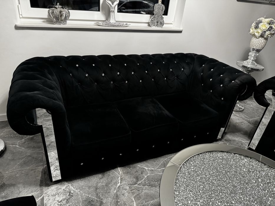Sofa glamour chesterfield 3+2