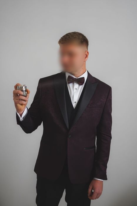 Smoking ślubny męski