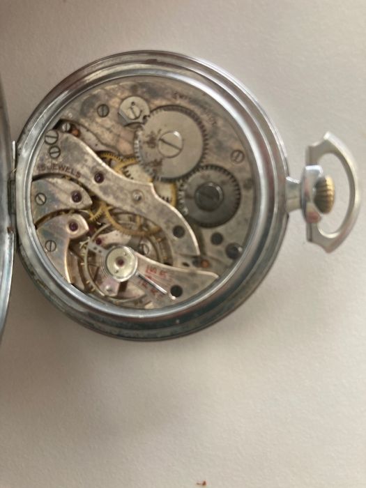 Relógio de Bolso Technos Precision Suíço 15 Rubis