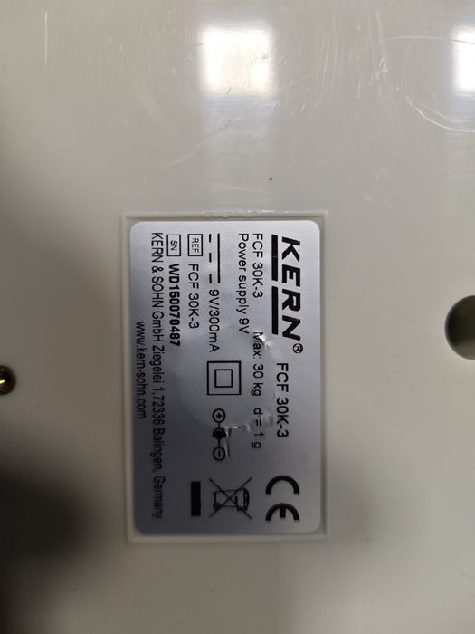 Настільні ваги KERN FCF 30K-3 (30 кг / 1 г) Б/У