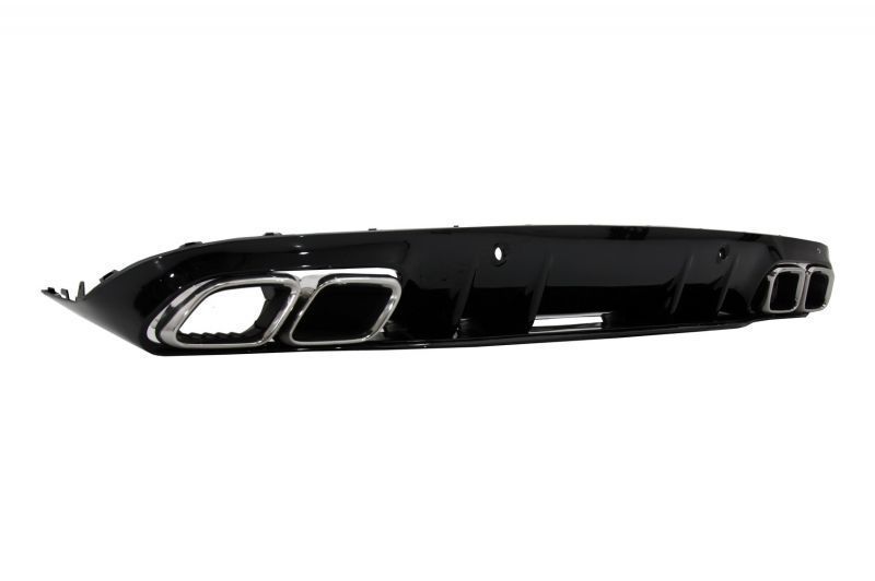 Difusor com Ponteiras Mercedes C Coupé C205 W205 (2014 a 2018) Look