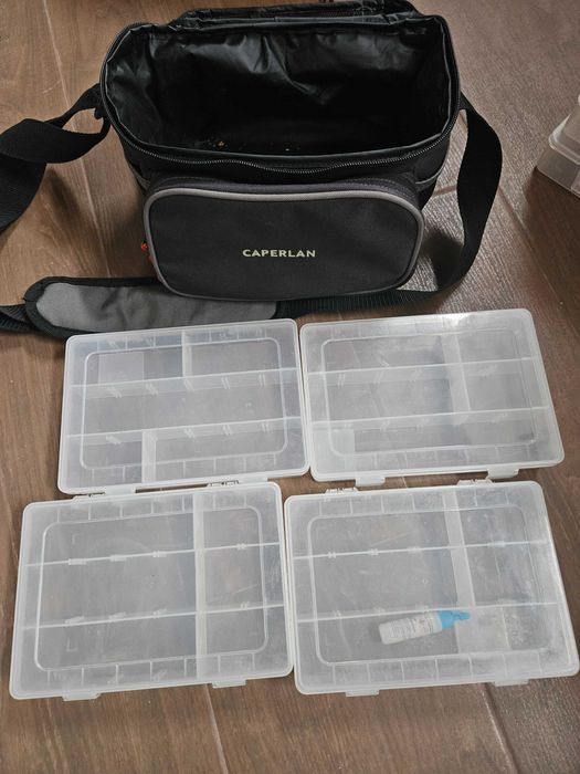 Mochila + Bolsa de pesca