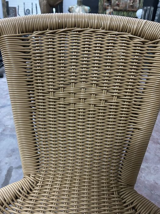 Conjunto de Cadeiras Alumínio com Efeito Vime