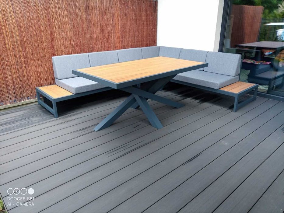 Nowoczesne Meble tarasowe ogrodowe aluminium Polski producent różne moduły + wysyłka gratis na terenie Polski