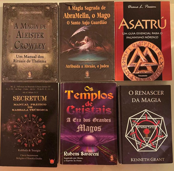 Livros De Ocultismo, Teosofia, Magia Prática, Cabala, Astrologia, Espiritualidade, Meditação, Cura Energética e Tradição Esotérica.