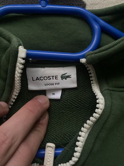 Lacoste 1/3 zip.