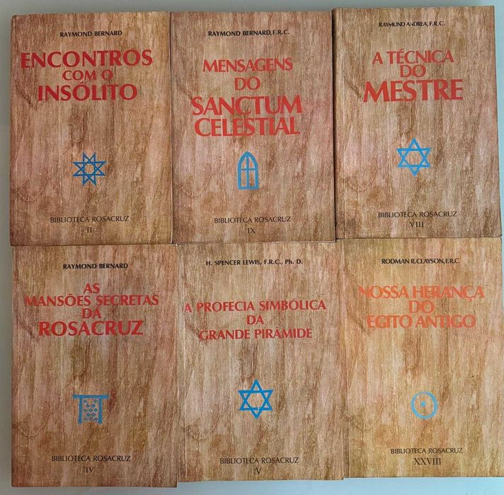 Livros Rosacruz, Biblioteca Rosacruz, Max Heindel, Ralph Lewis, Raymond Bernard e Astrologia Oculta